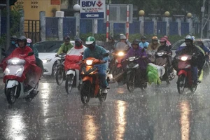 Khu vực Hà Nội từ chiều tối 10-11/8 có mưa vừa, mưa to, có nơi mưa rất to và dông. (Ảnh minh họa)