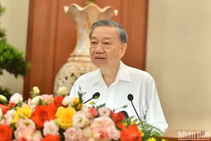 Tổng Bí thư, Chủ tịch nước Tô Lâm phát biểu tại Hội nghị.