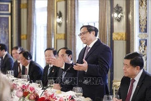 Thủ tướng Phạm Minh Chính phát biểu. (Ảnh: TTXVN)