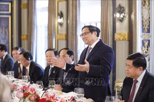 Thủ tướng Phạm Minh Chính phát biểu. (Ảnh: TTXVN)