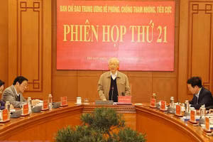 Kết luận của Tổng Bí thư Nguyễn Phú Trọng tại Phiên họp thứ 21 của Ban Chỉ đạo Trung ương về phòng, chống tham nhũng, tiêu cực