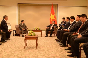 Quang cảnh buổi tiếp.