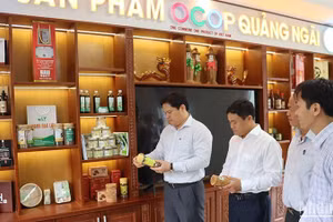 Sản phẩm OCOP Quảng Ngãi từng bước nâng tầm, tạo được uy tín với người tiêu dùng.