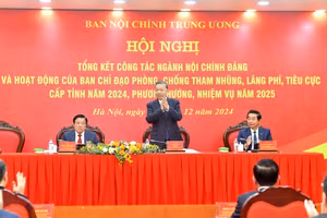 Tổng Bí thư Tô Lâm chủ trì Hội nghị tổng kết ngành Nội chính Đảng và hoạt động của Ban Chỉ đạo phòng, chống tham nhũng, lãng phí, tiêu cực cấp tỉnh năm 2024 , phương hướng, nhiệm vụ năm 2025.