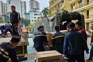 [Video] 25 cán bộ, chiến sĩ Công an hỗ trợ Myanmar khắc phục động đất