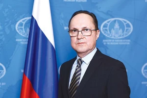 Đại sứ Nga tại Việt Nam Gennady Bezdetko. (Ảnh: baoquocte.vn)