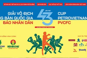 Giải vô địch bóng bàn quốc gia Báo Nhân Dân lần thứ 43 thành công tốt đẹp