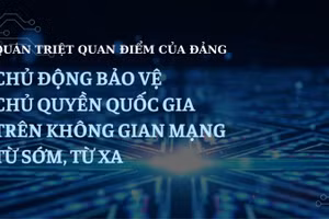 Quán triệt quan điểm của Đảng: Chủ động bảo vệ chủ quyền quốc gia trên không gian mạng từ sớm, từ xa