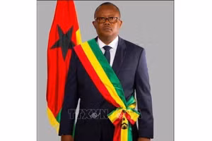 Tổng thống nước Cộng hòa Guinea-Bissau Umaro Sissoco Embaló. (Ảnh: TTXVN phát)