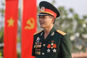 Ông Nguyễn Đức Thọ, nguyên chiến sĩ Tiểu đoàn Z.23, Lữ đoàn 316.