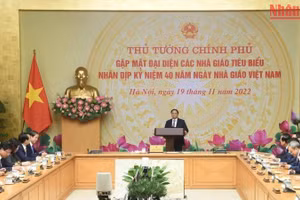 Quang cảnh buổi gặp mặt. (Ảnh: Trần Hải)