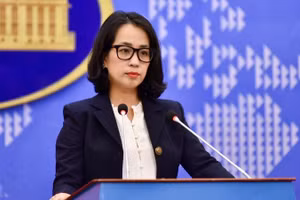 Người Phát ngôn Bộ Ngoại giao Việt Nam Phạm Thu Hằng.