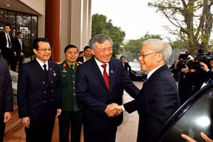 Tổng Bí thư Nguyễn Phú Trọng với Tòa án nhân dân