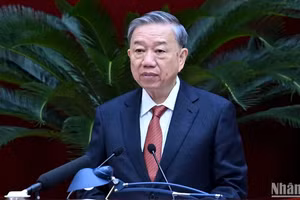 Tổng Bí thư, Chủ tịch nước Tô Lâm phát biểu khai mạc hội nghị. (Ảnh: ĐĂNG KHOA) 