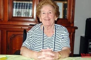 Raymonde Dien đã dành tình yêu và sự ủng hộ hết lòng cho sự nghiệp giải phóng dân tộc, xây dựng và bảo vệ Việt Nam. (Ảnh: HUY THẮNG)