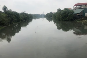 Hệ thống thủy lợi Bắc Hưng Hải chảy qua địa bàn xã Nghĩa Trụ, tỉnh Hưng Yên. (Ảnh: nhandan.vn) 