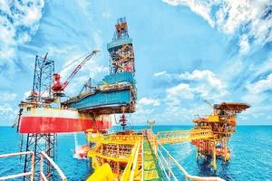 Giàn CTC-2 mỏ Cá Tầm được đưa vào khai thác năm 2022.