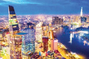 Một góc Thành phố Hồ Chí Minh. (Ảnh HOÀNG TRIỀU)