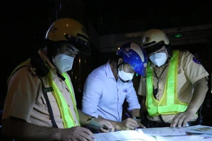 Lực lượng Cảnh sát giao thông lập biên bản 1 trường hợp vi phạm nồng độ cồn. 