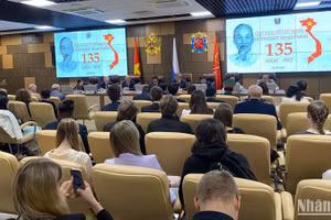 Hội thảo kỷ niệm 135 năm Ngày sinh Chủ tịch Hồ Chí Minh. (Ảnh: XUÂN HƯNG)