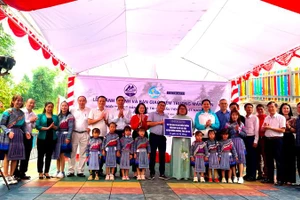 Khánh thành Trường mầm non Ngải Phóng Chồ, xã Cao Sơn, huyện vùng cao Mường Khương (Lào Cai).