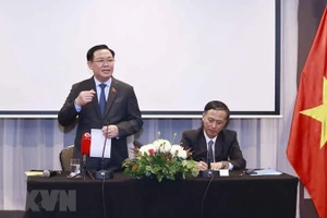 Chủ tịch Quốc hội Vương Đình Huệ làm việc tại Australia. (Ảnh minh họa: Doãn Tấn/TTXVN)
