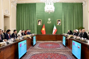 Quang cảnh hội đàm.