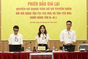 Buổi đấu giá khối băng tần B2-B2'.