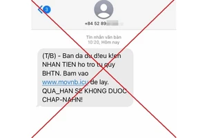 Nếu thiếu cảnh giác, người dân rất dễ trở thành nạn nhân của các chiêu trò lừa đảo thông qua các đường link giả mạo. (Ảnh minh họa)