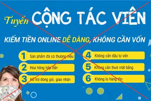 Người dân cần cảnh giác với các lời chào mời “kiếm tiền dễ dàng” trên mạng xã hội. (Ảnh minh họa)