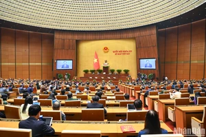 Quang cảnh phiên bế mạc Kỳ họp thứ 6, Quốc hội khóa XV sáng 29/11. (Ảnh: DUY LINH)