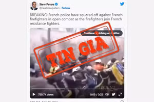 Một chủ tài khoản Twitter chia sẻ đoạn video, thu hút gần 800 nghìn lượt xem. (Ảnh chụp màn hình)