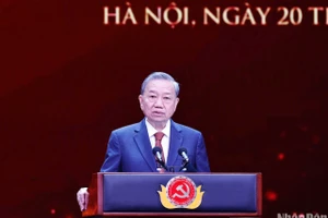 [Ảnh] Tổng Bí thư Tô Lâm dự Lễ trao Giải Búa liềm vàng lần thứ IX - năm 2024