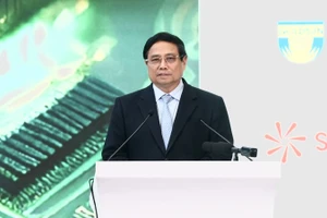 Thủ tướng Phạm Minh Chính phát biểu ý kiến tại Diễn đàn. (Ảnh: TUẤN HÙNG)