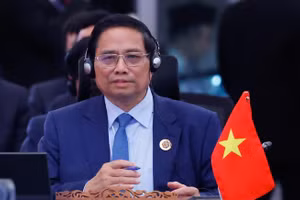 Thủ tướng Phạm Minh Chính tham dự Hội nghị Cấp cao ASEAN-Hội đồng Hợp tác Vùng Vịnh (GCC)-Trung Quốc. (Ảnh: Nhật Bắc/VGP)