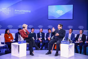 Quang cảnh Phiên đối thoại với Thủ tướng Chính phủ. (Ảnh: NHẬT BẮC/VGP)