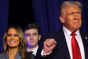 Ông Trump được xác định đã hội đủ tối thiểu 270 phiếu đại cử tri để đắc cử tổng thống Mỹ. (Ảnh: Reuters)