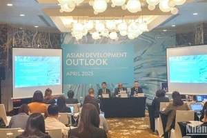 Quang cảnh họp báo. (Ảnh: TRUNG HƯNG)