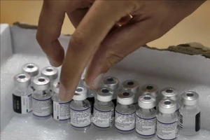 Vaccine ngừa Covid-19 của hãng dược phẩm Pfizer-BioNTech. (Ảnh minh họa: AFP/TTXVN)