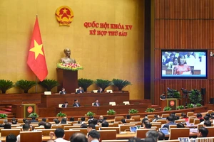 Quang cảnh phiên họp của Quốc hội, ngày 28/11/2023. (Ảnh: DUY LINH)