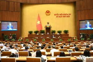 Quang cảnh phiên họp của Quốc hội, ngày 27/6/2024. (Ảnh: DUY LINH)