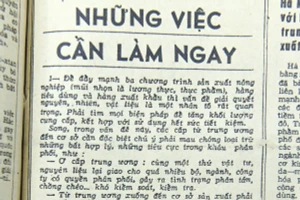 Những việc cần làm ngay (Bài 21)