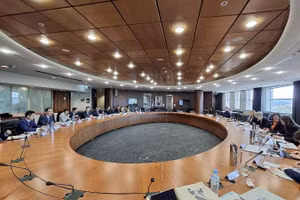 Quang cảnh phiên đối thoại. 