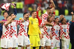 Sau chiến thắng 2-1 trước Maroc, Croatia có lần thứ hai liên tiếp về đích trong tốp 3 chung cuộc ở sân chơi World Cup. (Ảnh: FIFA)