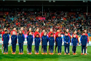 Đội tuyển Việt Nam tiếp tục được truyền thông quốc tế đánh giá cao về tinh thần thi đấu trong kỳ World Cup đầu tiên. (Ảnh: ĐỖ ĐẠT)