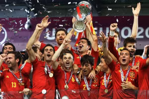 Tây Ban Nha lên ngôi vương EURO năm 2012. (Ảnh: EURO 2024)