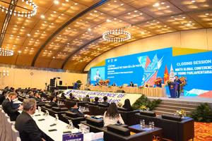 [Ảnh] Hội nghị Nghị sĩ trẻ toàn cầu lần thứ 9 diễn ra thành công tốt đẹp