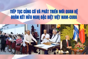 Tiếp tục củng cố và phát triển mối quan hệ đoàn kết hữu nghị đặc biệt Việt Nam-Cuba