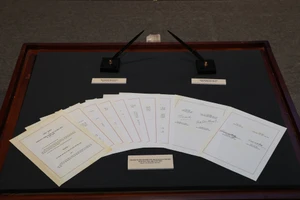 [Ảnh] Những hiện vật về Hội nghị Paris