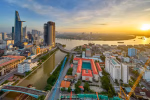 Một góc Thành phố Hồ Chí Minh. (Ảnh: Trần Minh Dũng)